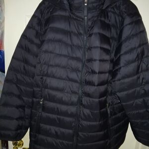 St. John's Bay Black Puffer Jacket